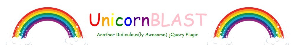 jQuery Unicornblast